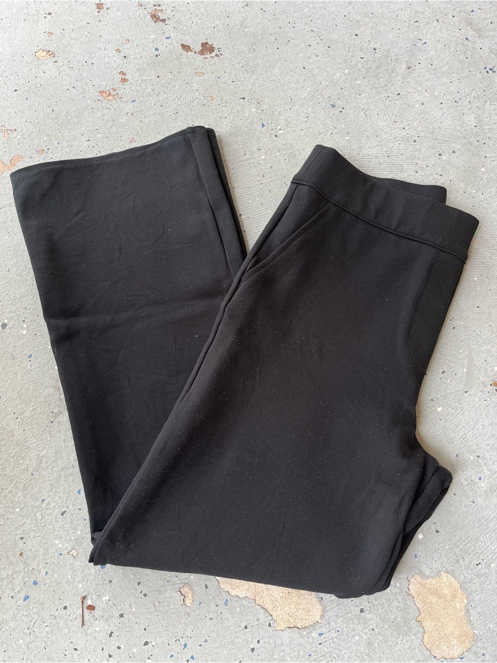 SPANX Black Ponte High-Rise Trousers